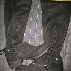 Arizona Jean Company Black Over the Knee Boots